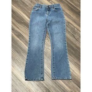 The Children's Place Size 8 Girls Blue Flare Leg Jeans #W-4-3-09